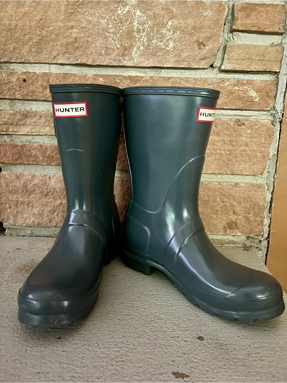 Women’s HUNTER  Original Short Gloss Boot | Size 7